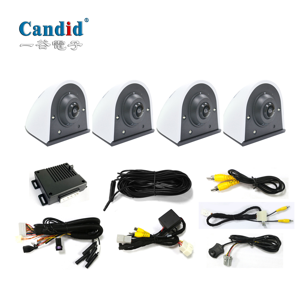 Sistema de monitoramento de visão 360º para caminhão