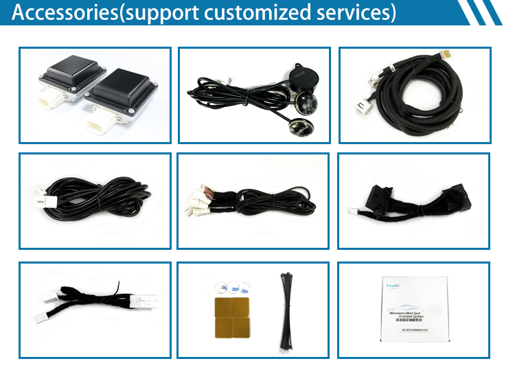 Sistemas de detecção de ponto cego por radar de microondas BSD-24G