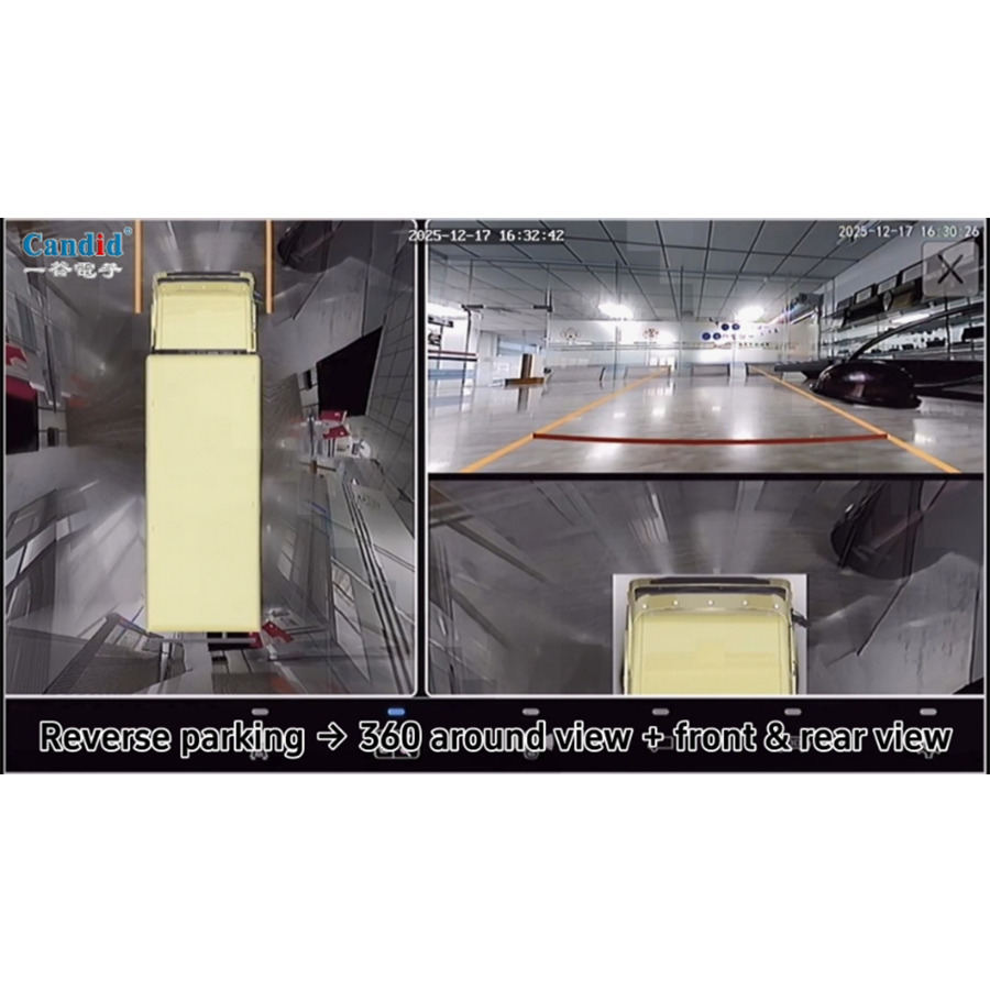 Sistema de visão surround 360° para caminhões