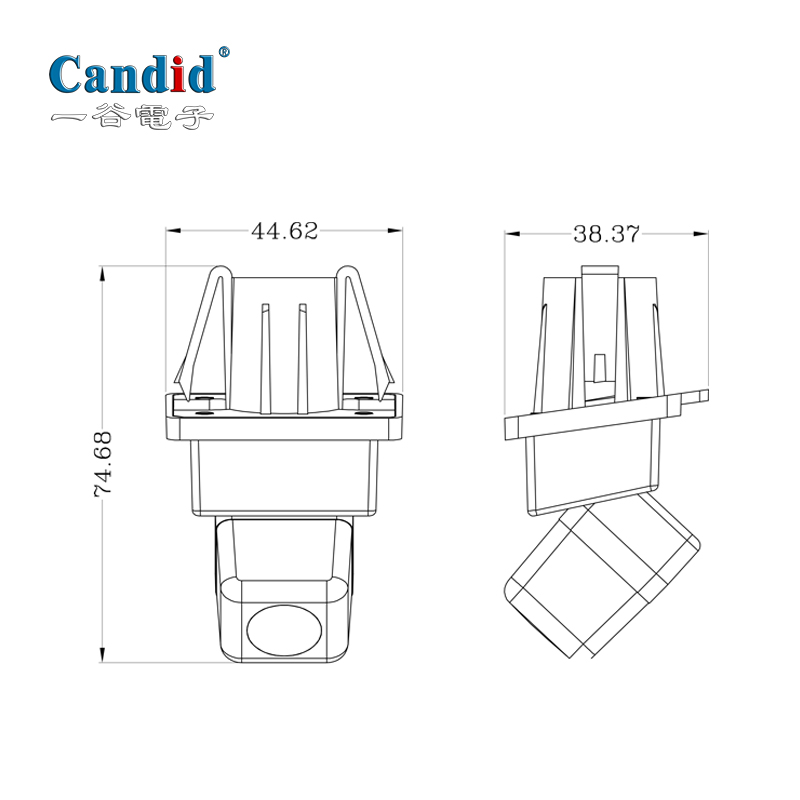 Câmera de ré escondida e espontânea para a série BMW EC