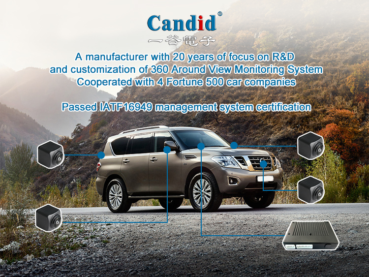 Sistema de monitoramento 360 Around View para Nissian Patrol 2023