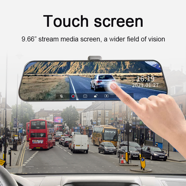 frente e verso dual 1080P 10 polegadas streaming media