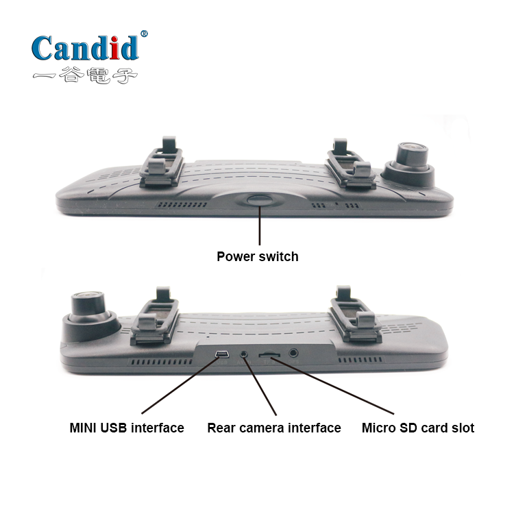 frente e verso dual 1080P 10 polegadas streaming media