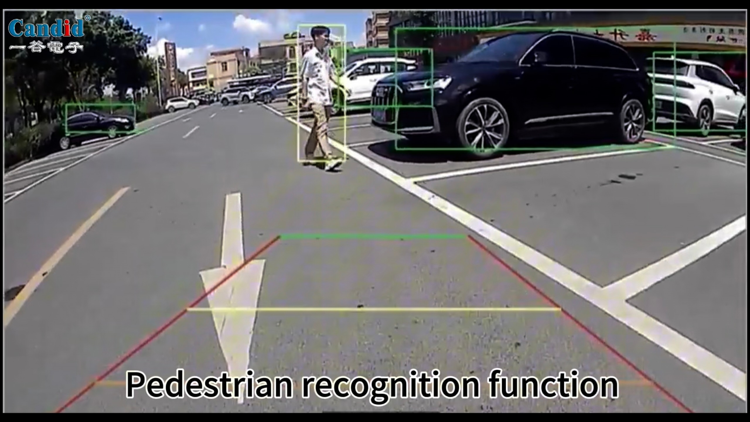 Câmera de ré inteligente Candid (CA-508)