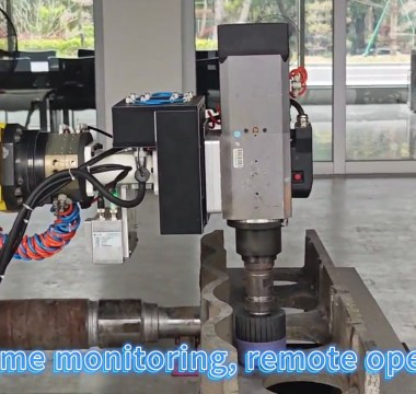 Câmera 3D de robô inteligente sincero