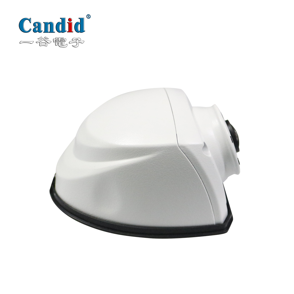 Câmera totalmente metálica resistente a impactos para veículos comerciais.