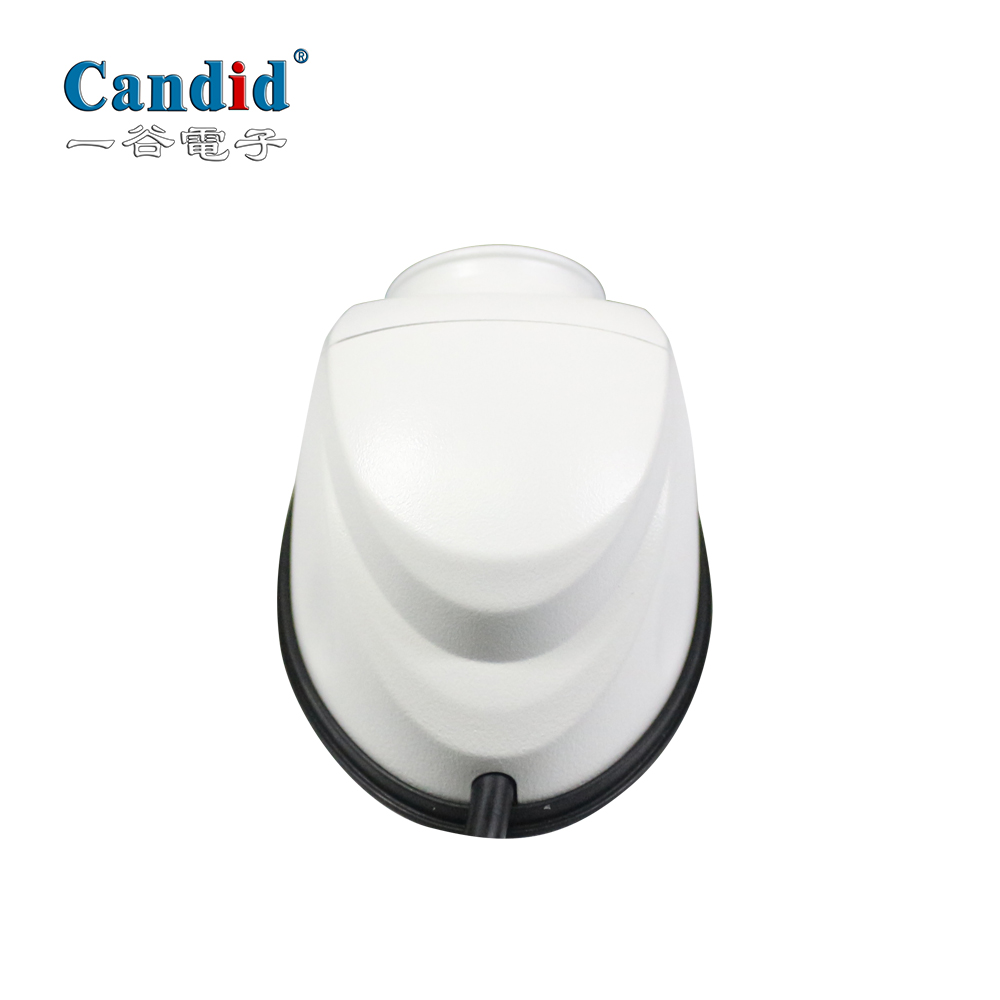 Câmera totalmente metálica resistente a impactos para veículos comerciais.