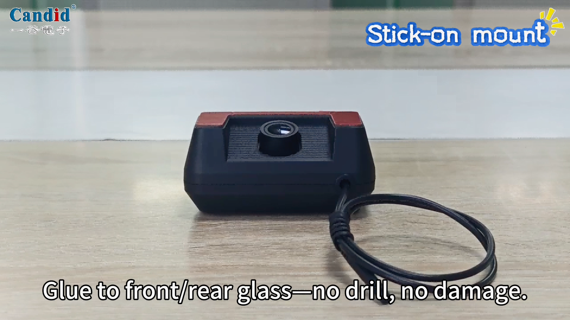 Câmera veicular com visualização ao vivo