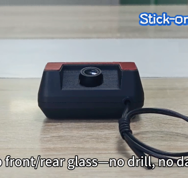 Câmera veicular com visualização ao vivo