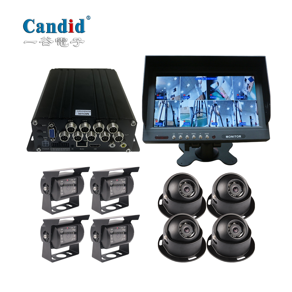 Sistema de monitoramento de ponto cego de 8 canais para veículos