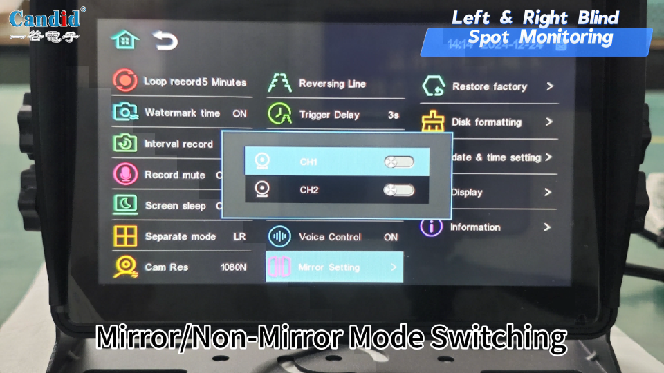 Sistema de monitoramento de tela sensível ao toque de direção inteligente