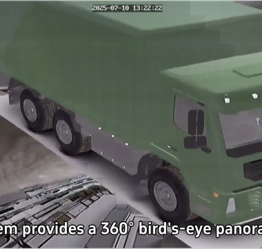 Sistema de visão surround 360° para caminhões