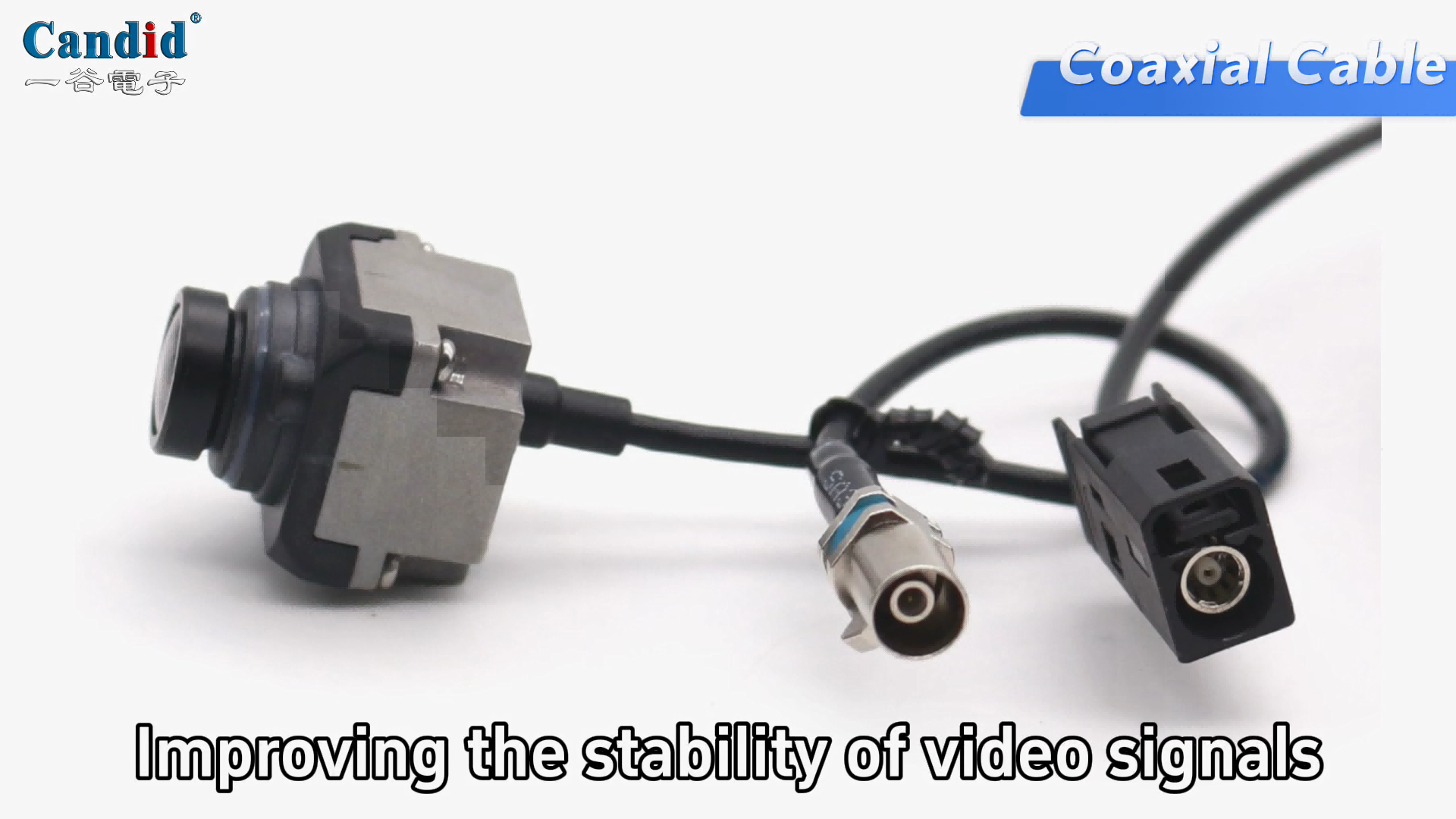 Câmera coaxial LVDS montada em veículo