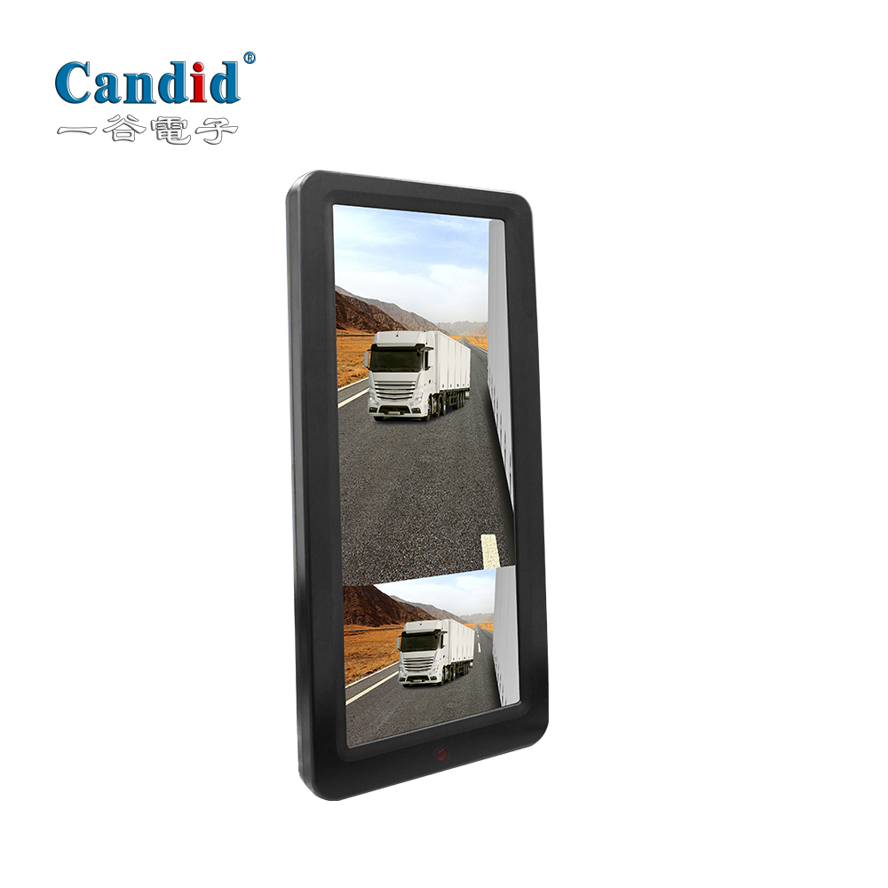 Sistema de monitoramento de detecção de ponto cego no espelho retrovisor eletrônico de 12,3"