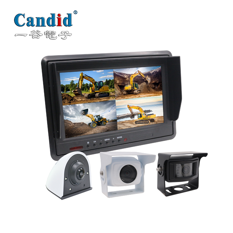 Sistema de monitoramento de quatro canais para escavadeira de 9 polegadas