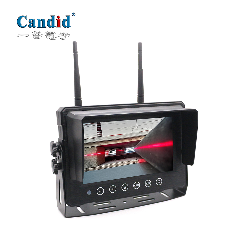 Sistema de câmera sem fio para empilhadeira